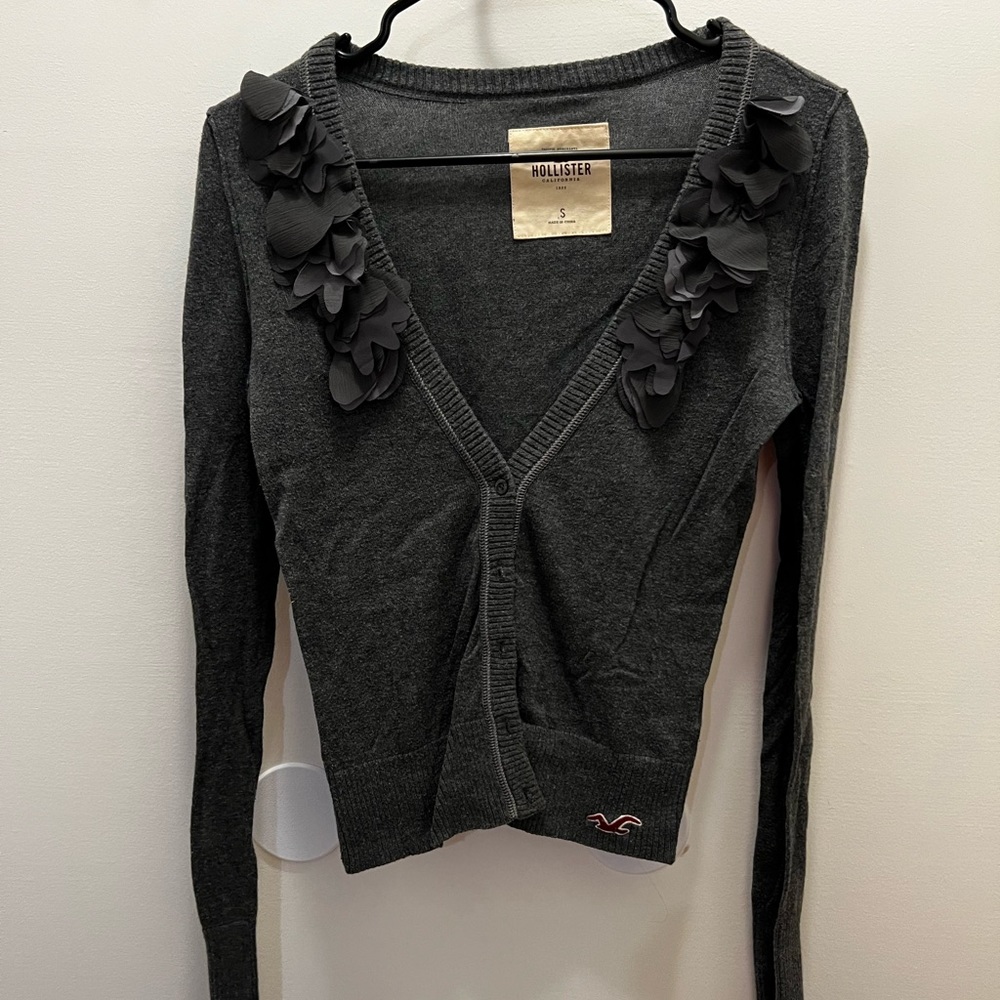 Hollister Dark Grey Cardigan